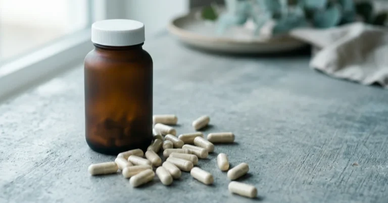 Bouteille de booster de testostérone naturel avec capsules — analyse Nexalyn
